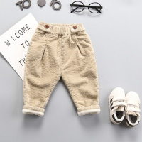 童装男女童秋冬季新款韩版休闲裤宝宝灯芯绒裤子男童加绒加厚长裤