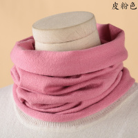 秋季薄款羊绒围脖男女套头脖套韩版百搭保暖羊毛护脖颈椎毛线围巾