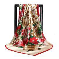 银行空姐酒店移动礼仪工作大方巾丝巾女春夏秋冬围巾出国送礼