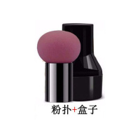 酒红色 蘑菇圆头气垫粉扑葫芦美妆蛋海绵球干湿两用化妆棉工具