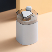 [品牌优选]牙签盒家用按压式自动弹出个性 创意北欧ins餐厅牙签桶便携牙签筒吉祥鹤 纯色[灰]无牙签