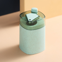 [品牌优选]牙签盒家用按压式自动弹出个性 创意北欧ins餐厅牙签桶便携牙签筒吉祥鹤 麦[绿]配150支牙签