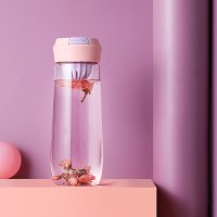 [品牌优选]小学生塑料随手水杯子可爱少女便携ins简约清新森系个性潮流创意吉祥鹤