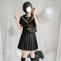 水手服毕业季日系学生女上衣韩版正统长袖jk制服班服学院风校服春秋套装 莎丞