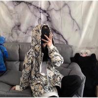 2019秋季新款韩版宽松学生荆棘卫衣潮牌BF长袖上衣情侣外套男女装 莎丞