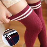 3双装/过膝袜女日系防滑高筒袜子学生长筒袜女棉袜堆堆袜大腿袜套 莎丞