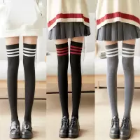 春秋冬过膝袜子女日系高筒袜学生大腿袜长筒袜女 莎丞