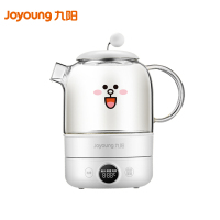 九阳(Joyoung)line可妮兔联名款K08-D601(白) 提壶记忆 高硼硅玻璃 0.8L 煮茶器花茶燕窝烧水壶