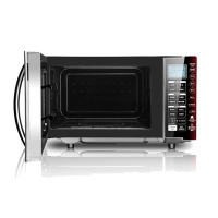 美的EV923MF7-NRH湿度感应 -1℃冷火解冻变频智能家用微波炉平板加热烧烤功能预约功能定时功能蒸汽功能微波功能