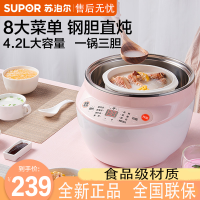 苏泊尔 (SUPOR) 电炖锅DZ16YC608全自动煲汤锅电炖盅婴儿辅食机宝宝燕窝炖盅 (4.2L容量)