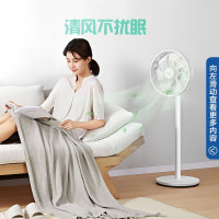 艾美特(Airmate)电风扇家用落地扇宿舍立式台式大风力台扇摇头升降可调风扇 机械控制款 白色 [CS30-X20]