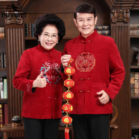 传奇保罗(CHUANQIBAOLUO)中国风情侣唐装男女中老年人过寿生日喜庆祝寿春秋装夹克