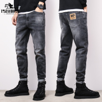 传奇保罗(CHUANQIBAOLUO)2021新品 秋冬新款长裤男士休闲青少年主推微弹简约修身牛仔裤