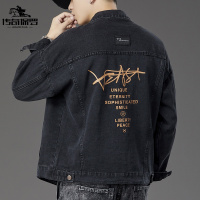 传奇保罗(CHUANQIBAOLUO)2021牛仔衣夹克男士春秋百搭时尚外套韩版日系复古潮牌工装衣帅气