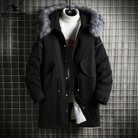 传奇保罗(CHUANQIBAOLUO)棉服男2021新款冬季外套男生潮流ins百搭冬装加厚棉衣中长款