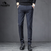 传奇保罗(CHUANQIBAOLUO)2022春季新款男士休闲裤潮流磨毛中青少年修身直筒长裤子