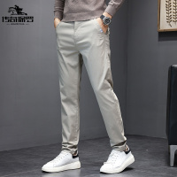 传奇保罗(CHUANQIBAOLUO)男装休闲裤2022春季薄款纯色直筒长裤商务正装西裤春秋裤子