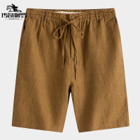 传奇保罗(CHUANQIBAOLUO)2022夏季男士亚麻休闲短裤中国风宽松棉麻五分裤薄款舒适透气裤子
