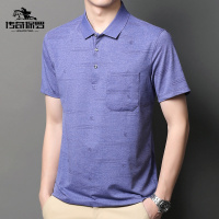 传奇保罗(CHUANQIBAOLUO)夏季男士翻领短袖T恤半袖POLO衫中年商务休闲男装新款体恤潮