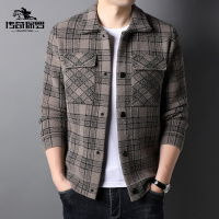 传奇保罗(CHUANQIBAOLUO)秋冬季新款毛衣时尚男士针织开衫休闲长袖线衫宽松外套夹克男装潮