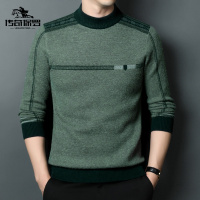 传奇保罗(CHUANQIBAOLUO)圆领毛衫中青年男士高品质毛衫加厚圆领针织保暖打底线衫冬季