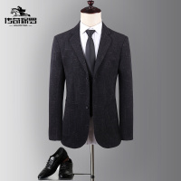 传奇保罗(CHUANQIBAOLUO)男装休闲西服秋冬季中青年男士商务绅士修身长袖上衣小西装外套