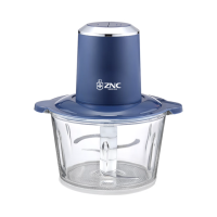 英国皇家盾牌ZNC绞肉机ZCJR-F21 家用电动小型多功能蒜泥神器打肉馅碎菜搅拌辅食料理机 蓝色