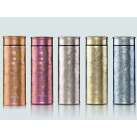 TAIC太可纯钛直身双层真空手工打造钛度保温杯商务高档礼品杯260ML 便携男女生情侣杯子