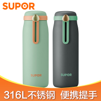 苏泊尔(SUPOR)云朵轻量316L不锈钢保温杯学生简约便携可爱水杯子创意个性潮流大容量KC35FQ10 350ml