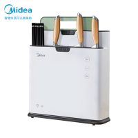 美的(Midea)砧板刀具筷子消杀毒消毒机机家用小型多功能智能粘板消毒烘干防霉分类收纳菜板筷子刀架XSA2K01白色