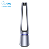 美的(Midea)AMS150-CJ 无叶净化风扇 空气净化扇 家用电扇 立式落地扇 轻音塔扇遥控 安全无叶