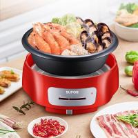 苏泊尔(SUPOR)电火锅电炒锅家用多功能电煮锅4L容量电热锅多用途不粘锅 电火锅[4档可调 可拆洗]H26YK701