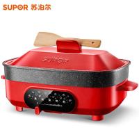苏泊尔(SUPOR)多用途锅电烧烤锅电火锅家用电蒸锅电饼铛煎烤机85MM加深多功能家用料理锅网红锅JD3424D808