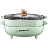 苏泊尔(SUPOR)电火锅多功能料理锅烤肉蒸煮炒煎电火火煮锅JD3322D821Q4