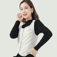 佚貌YIMAO 羽绒马甲女冬季2021年新款短轻薄内穿保暖贴身女士内胆马夹小背心