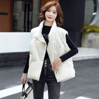 佚貌YIMAO 冬季女式羽绒服2021秋冬韩版马甲90白鸭绒连帽保暖背心外套马夹