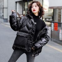 佚貌YIMAO 女式棉衣2021冬季女装韩版修身保暖羽绒棉短外套