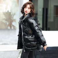 佚貌YIMAO 2021秋冬女装韩版立领白鸭绒保暖外套女式羽绒服冬季