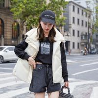 佚貌YIMAO 冬季羽绒棉马甲女大码2021秋冬宽松立领棉服外套无袖背心外穿面包