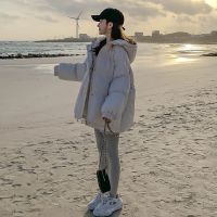 佚貌YIMAO 棉袄女2021年冬季新款韩版宽松纯色棉衣面包服棉服短款外套女时尚