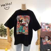 帝紫规鼠年米奇短袖T恤女2020夏季新款大码学生上衣女装衣服