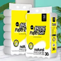 舒可乐30卷原生木浆卷纸实惠4层4.8斤加厚细腻不屑卫生纸巾