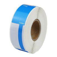 中云智创 通信机房线缆标签不干胶水贴纸 标签纸可带LOGO标签打印 38mm*25mm+40mm-200张 红色 定制