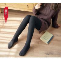 依都曼 棉质竖条纹螺纹连裤打底袜