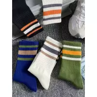 长袜子男秋季中筒春秋款长筒袜纯棉运动袜秋冬高腰篮球袜ins潮流