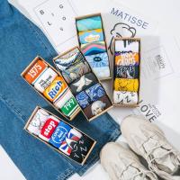 袜子男长袜中筒纯棉ins潮流街头春秋季夏长筒潮牌款女生运动滑板