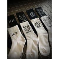 宁晓丫 长筒袜子男女ins潮嘻哈长袜秋冬街头滑板篮球运动中筒情侣