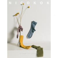 素人工作室长袜子女中筒袜ins潮复古纯色秋冬季网红款中筒袜百搭