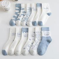 可爱小熊袜子女中筒ins潮春秋款日系卡通学生纯棉运动秋冬季长袜