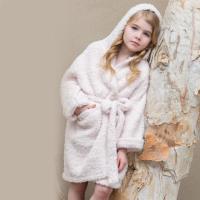 美国明星同款柔软连帽儿童睡衣睡袍浴袍宝宝浴衣亲子家居服冬天厚